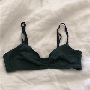 Malia mills green bikini top